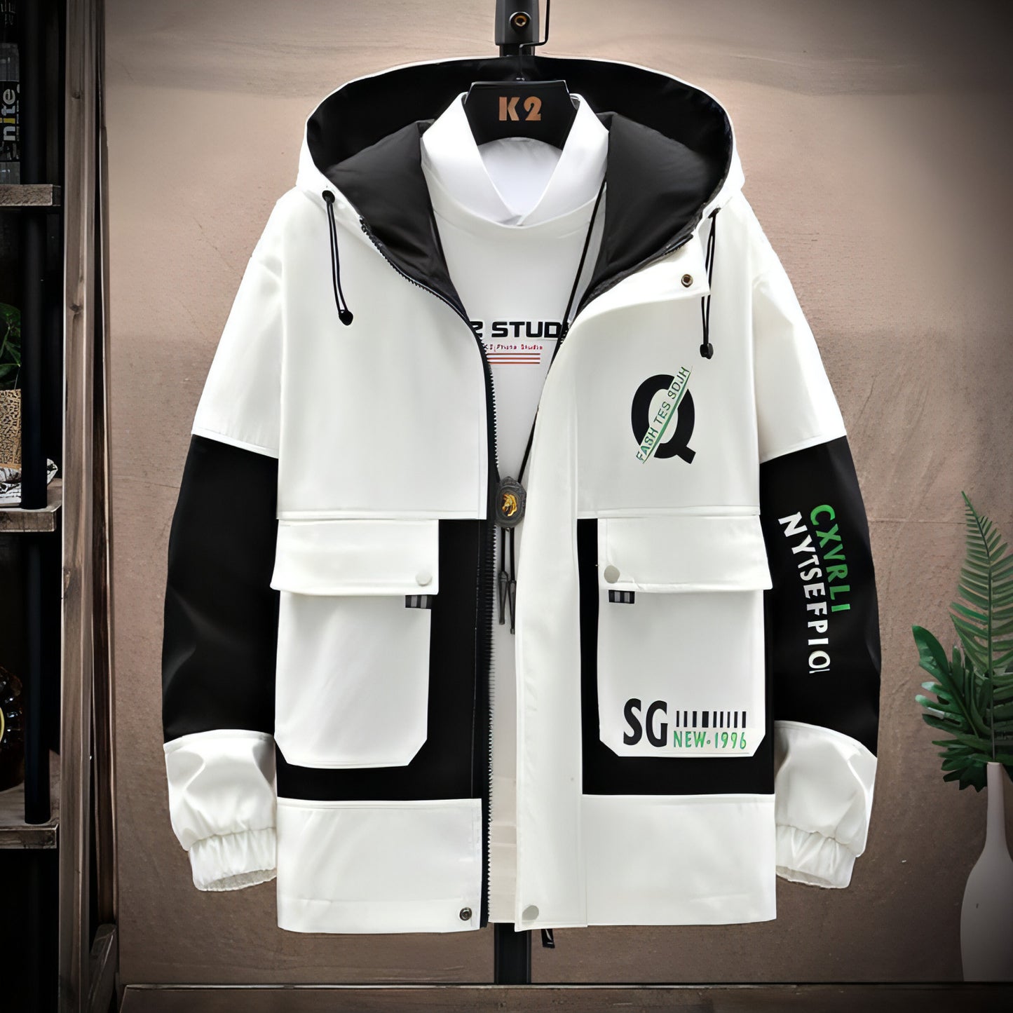 SG - Chaqueta cortavientos para hombre