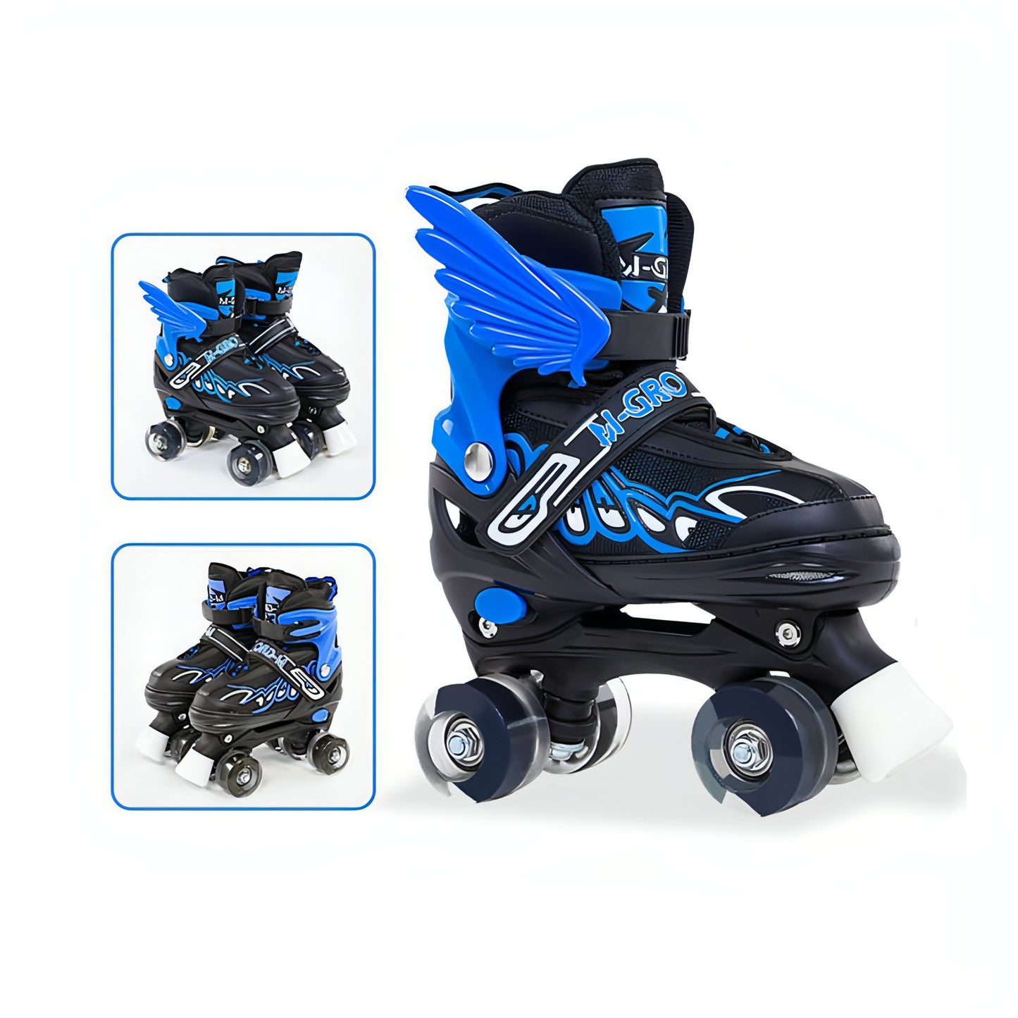 Children Adjustable Skates Roller Skates Boys Girls Kid's Roller 4-Wheels Outdoor Sports Skates