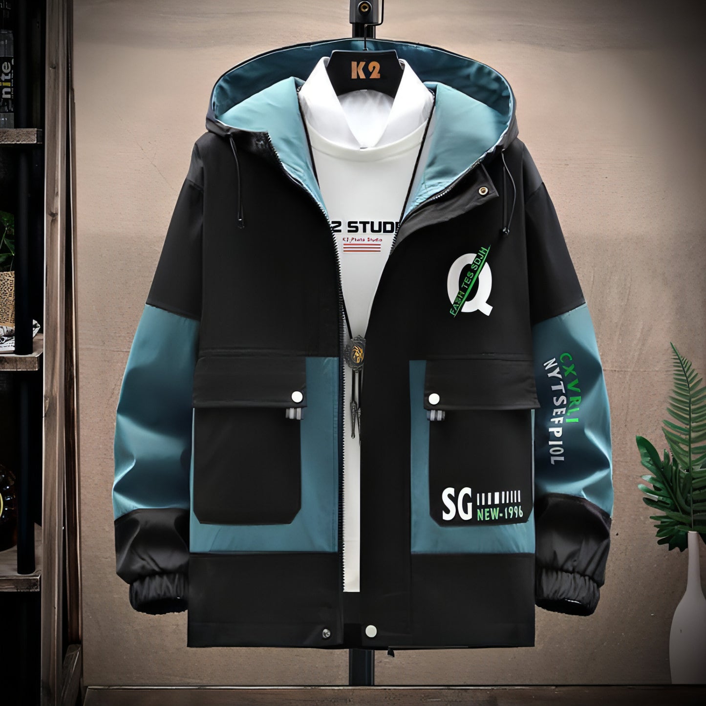 SG - Chaqueta cortavientos para hombre