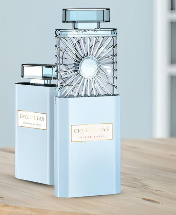 Portable Perfume Fan – USB Rechargeable Fragrance Diffuser