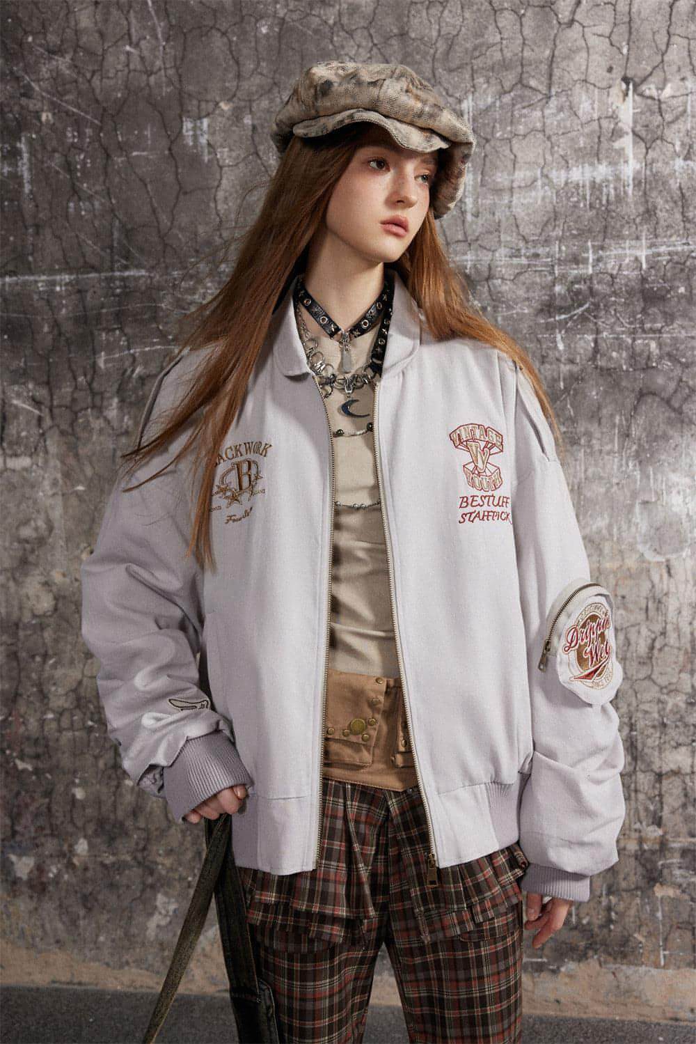 Lapel Baseball Uniform Jacket Men