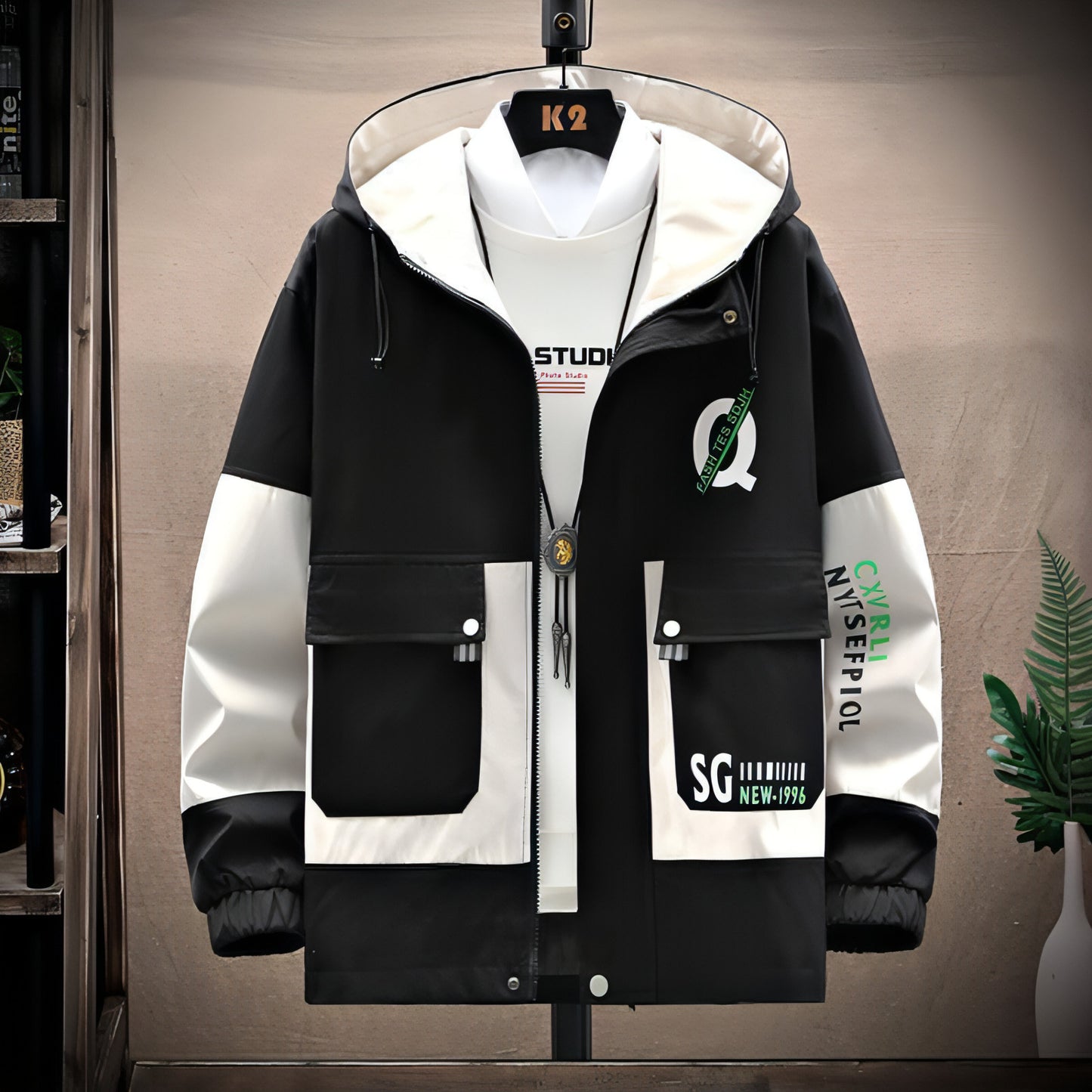 SG - Chaqueta cortavientos para hombre