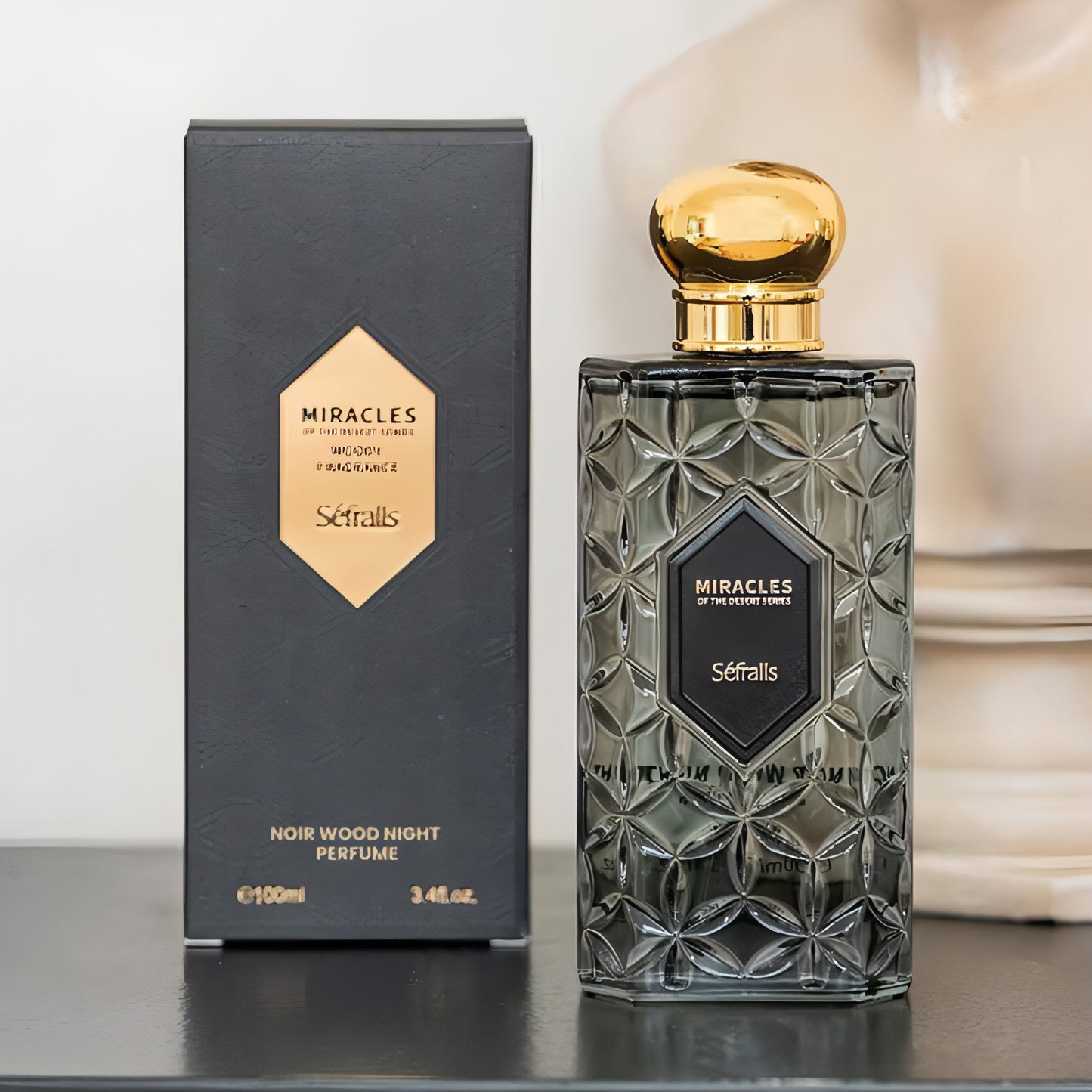 Miracles Sefralls Noir Wood Night Perfume Woody Fragrance Luxury Perfumes Woody Long Lasting Signature GRACEFUL Fragrance