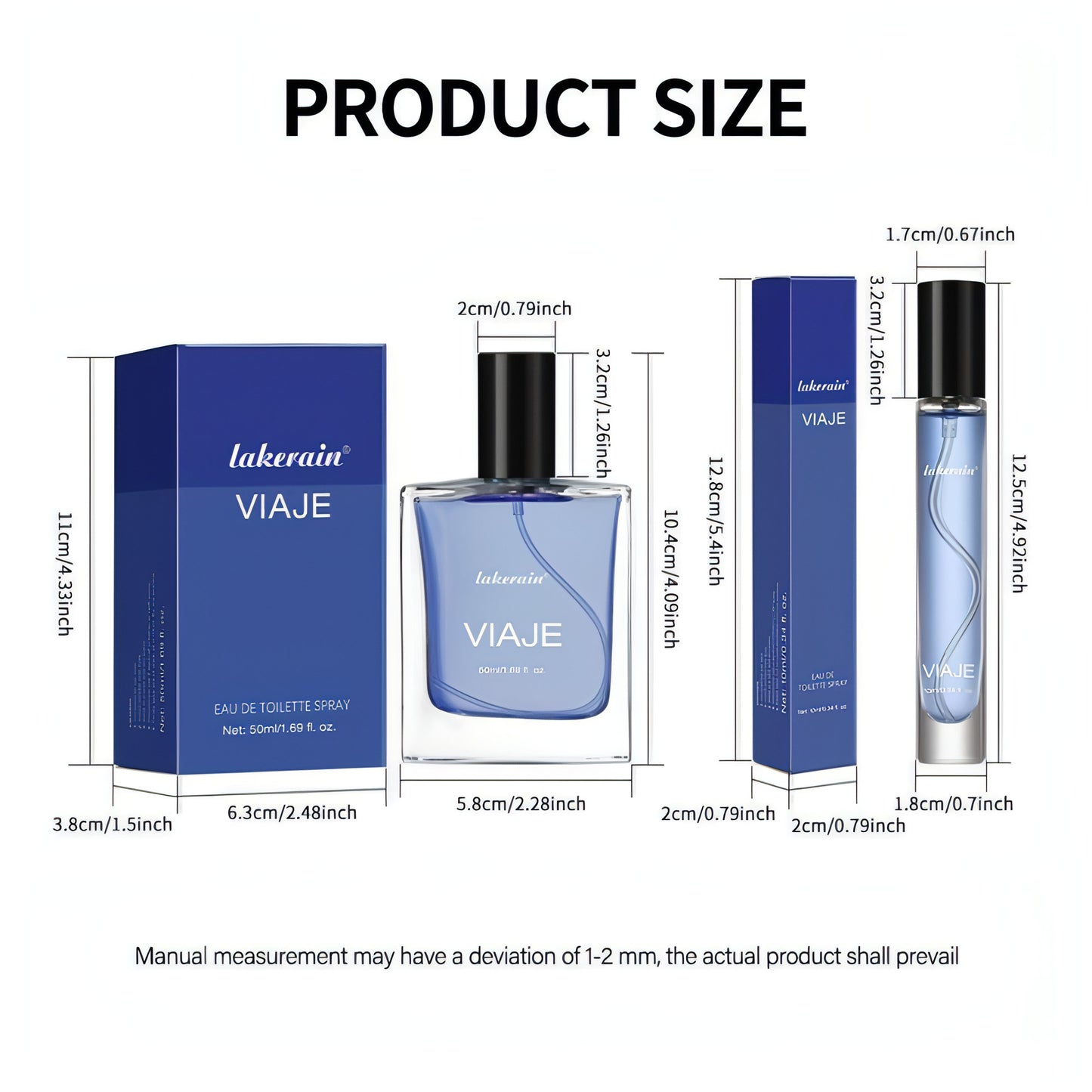 VIAJE - Men's Citrus Fragrance Cologne