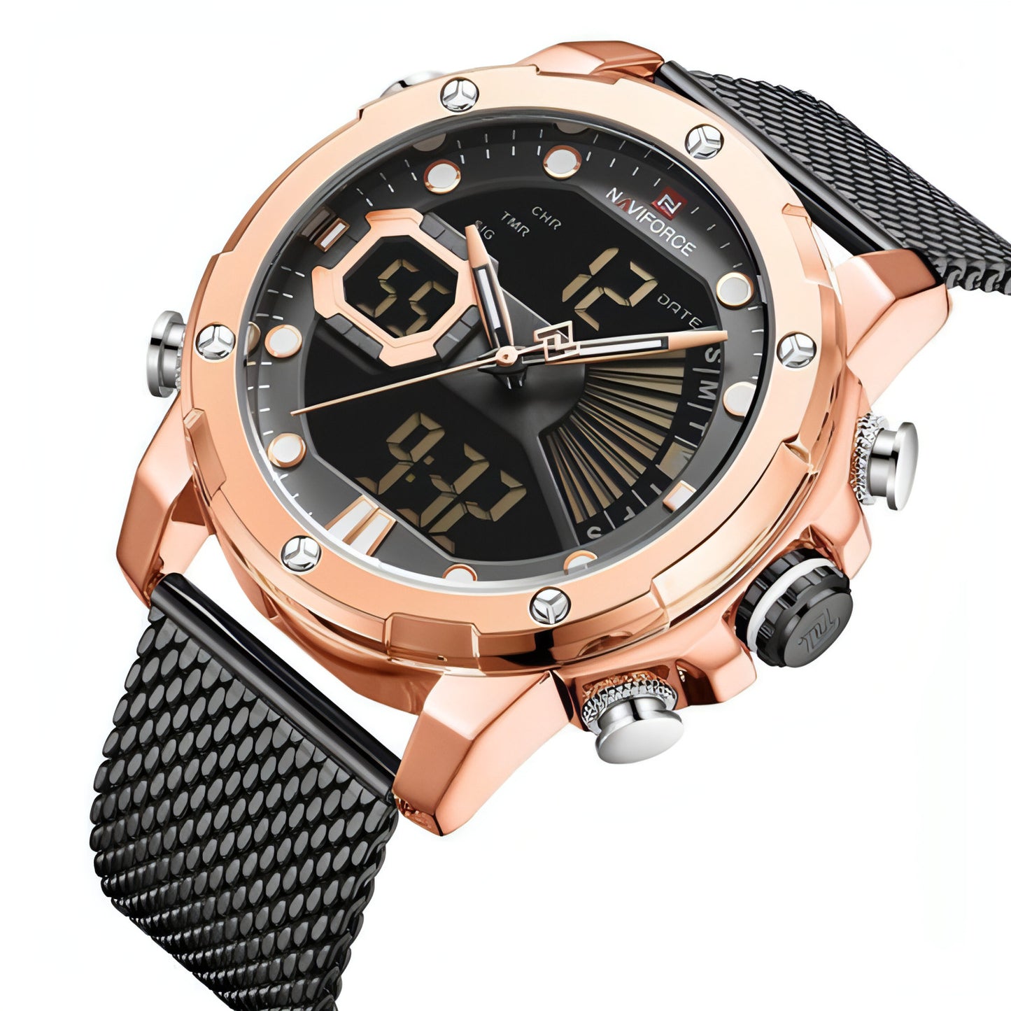 IronStrike™ – Dual Display Tactical Sports Watch