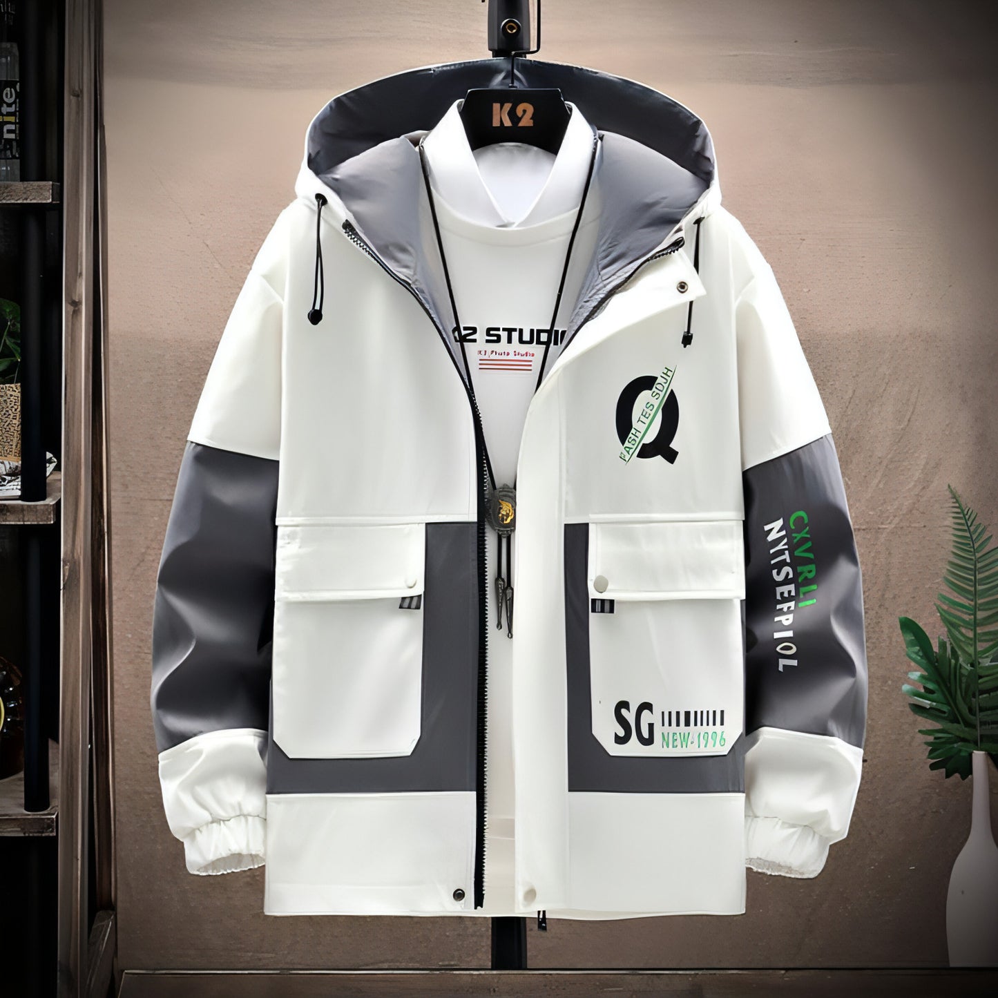 SG - Chaqueta cortavientos para hombre