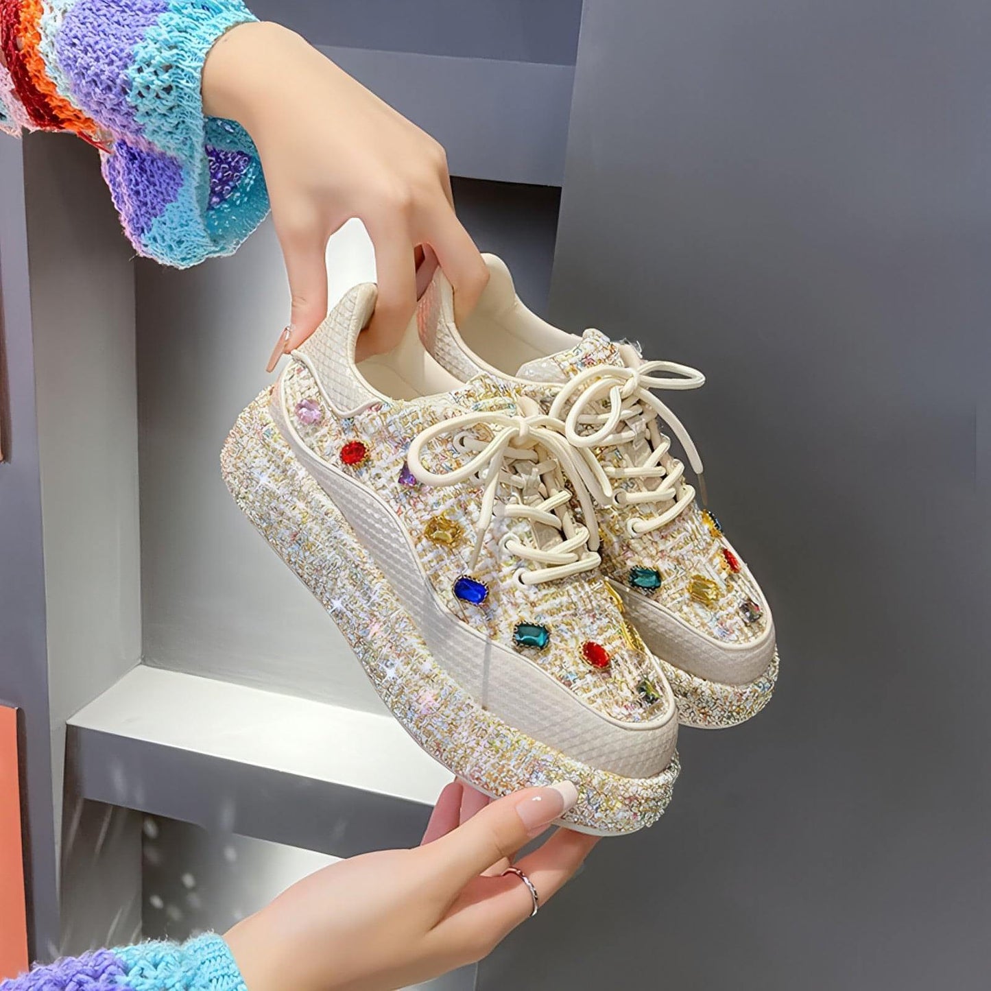 Board Shoes Thick Sole Low-cut Fashion Sports Women