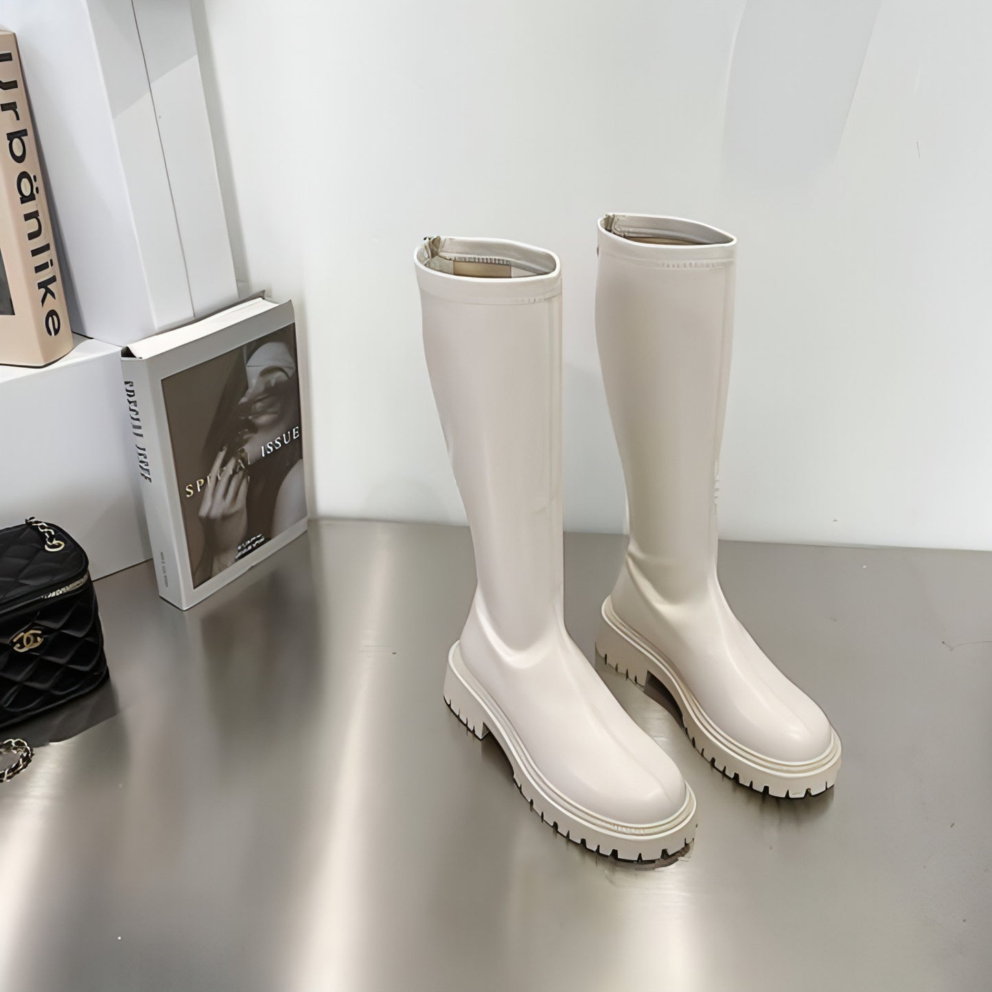 Warm Thick Soled Boots Women
