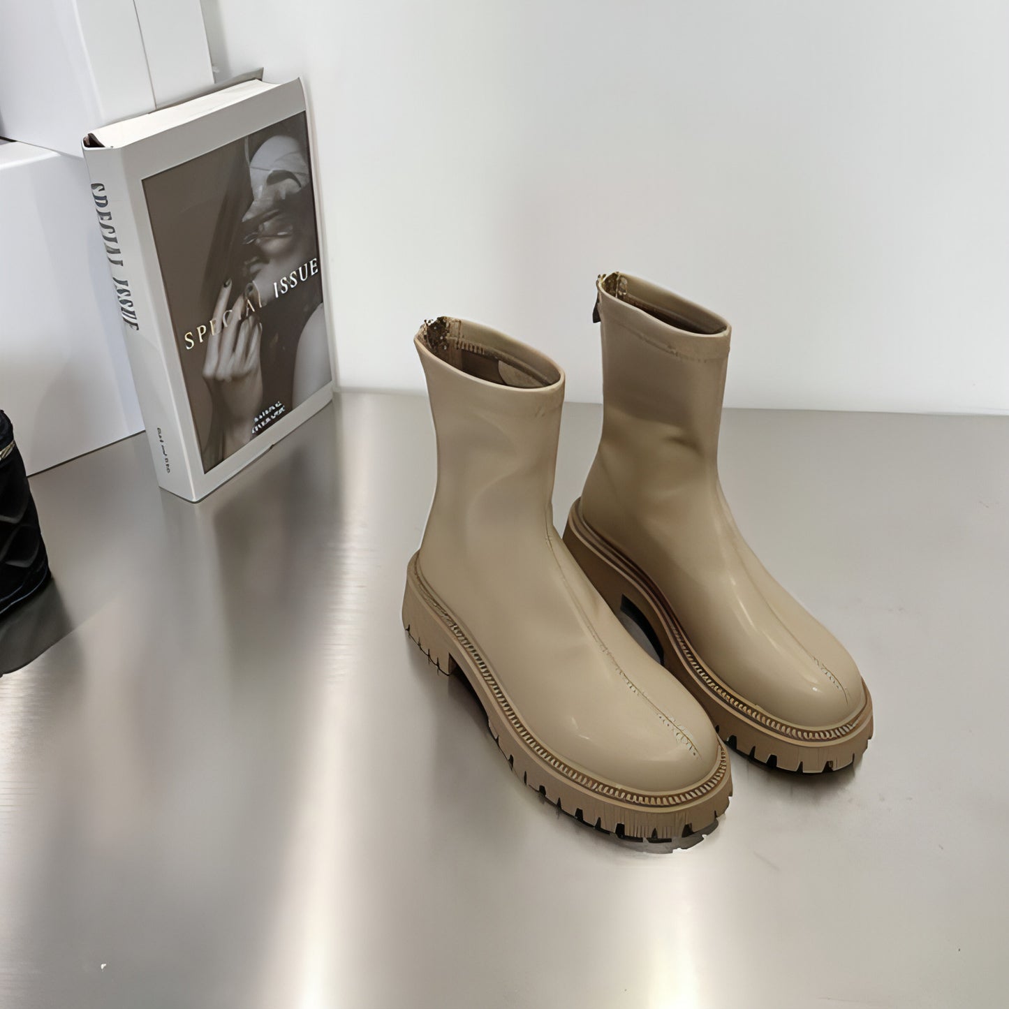Warm Thick Soled Boots Women