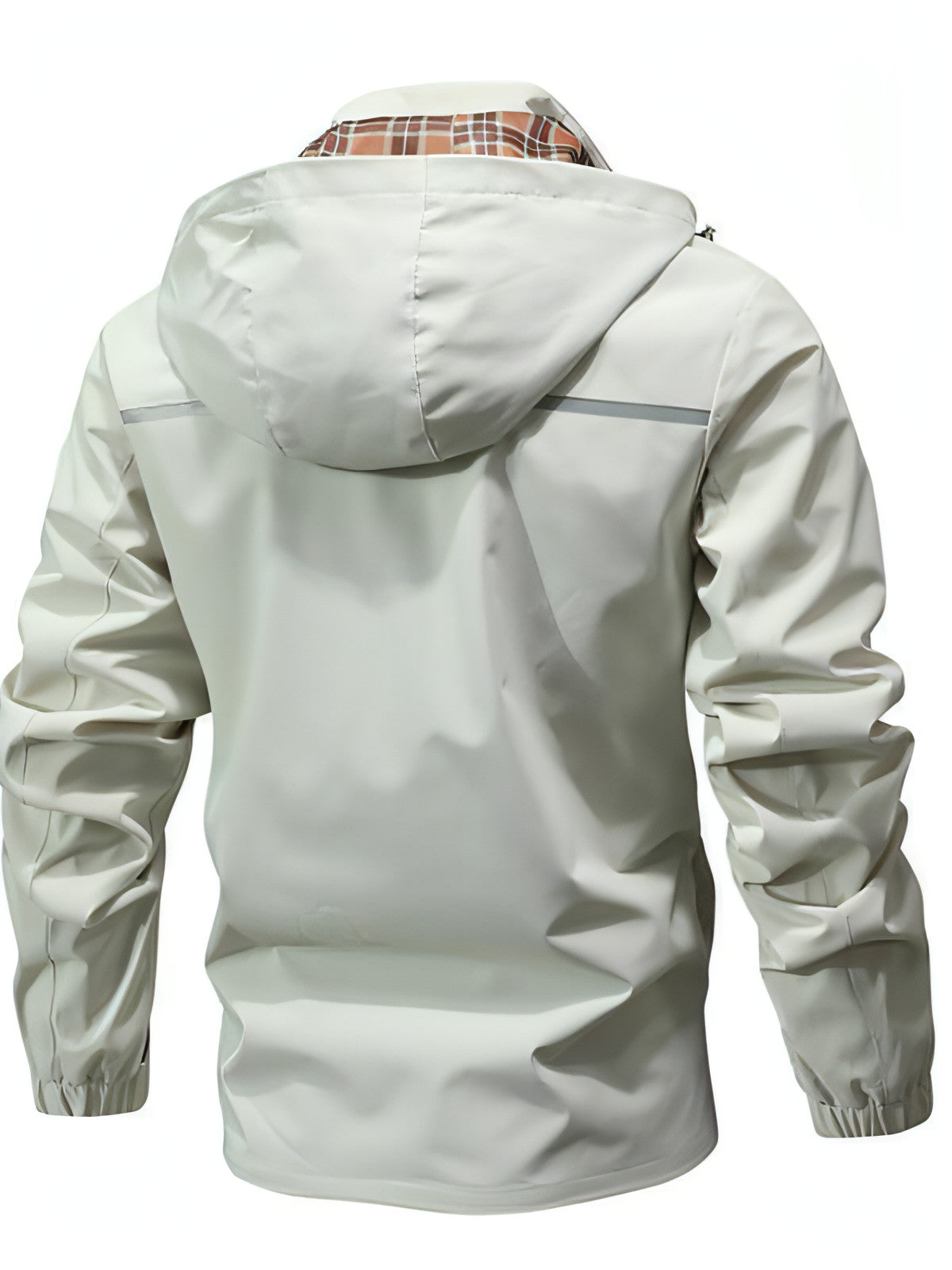 A.1 Men's Fashion Casual Breathable Mid-length Hooded Trench Coat