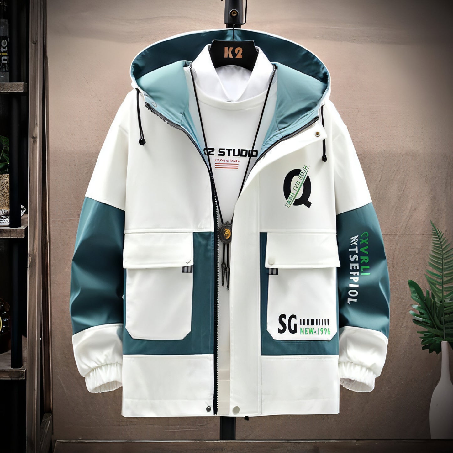 SG - Chaqueta cortavientos para hombre