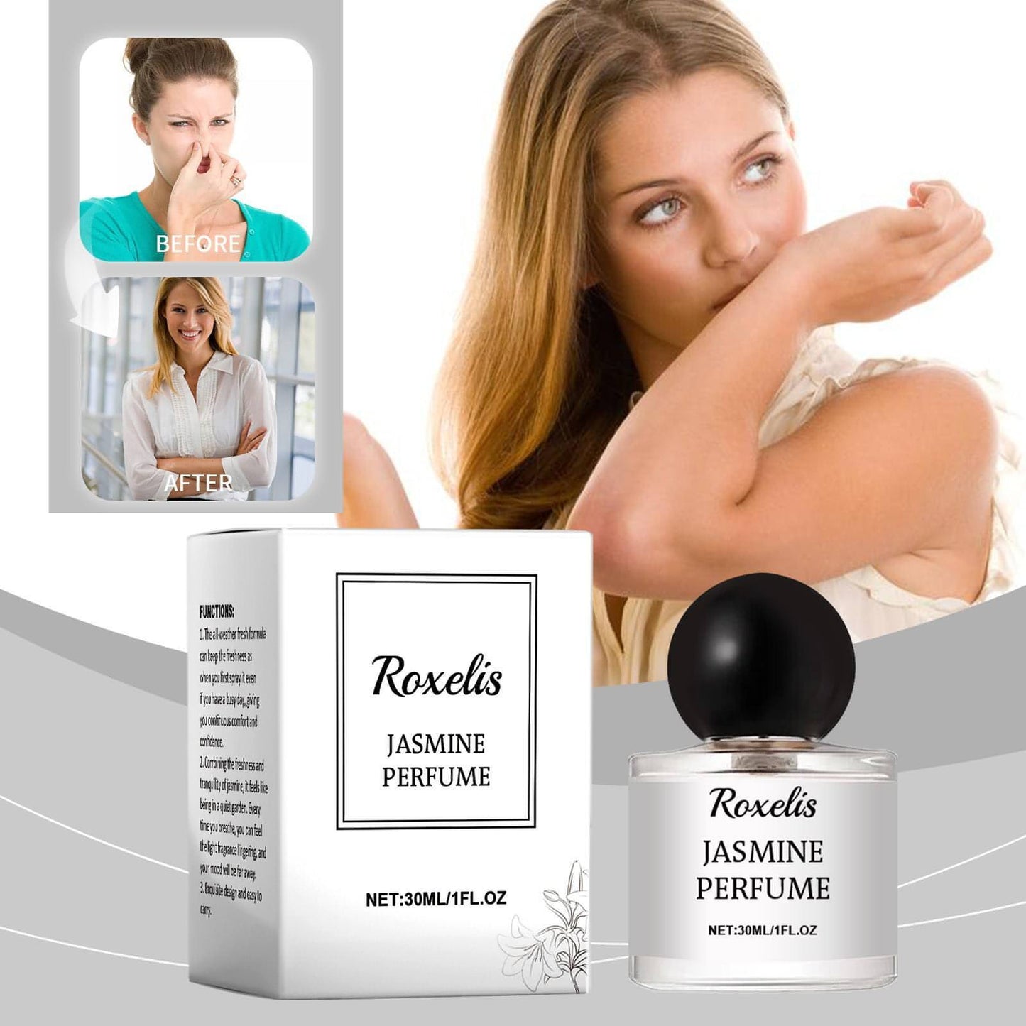 Roxelis Jasmine | Edition 2025 – Romantic Party Perfume (30ml)