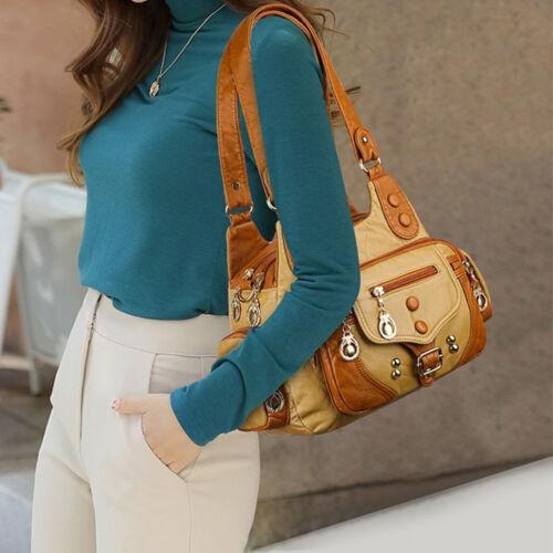 VALENZIA™ Vintage Leather Canvas Bag