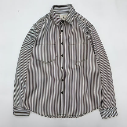 Letter Long Sleeve Loose Boys Summer Trendy All-match Casual DressShirt