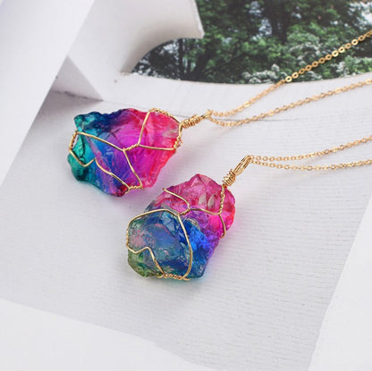 Rainbow Crystal Pendant “Seven Soul Stone” – Wearable Energy.