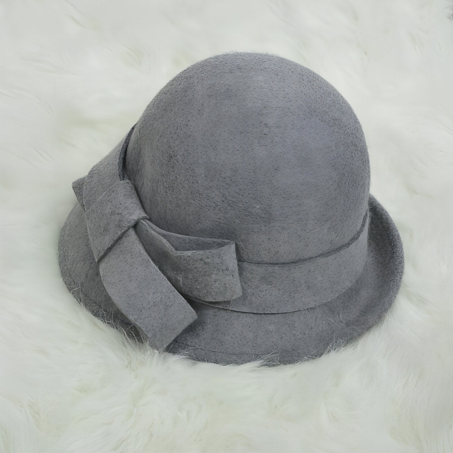 Woolen Big Bow Dome Fisherman's Basin Hat