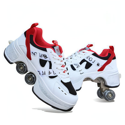Дышащие дети Heelys одинокие и двойные роликовые коньки