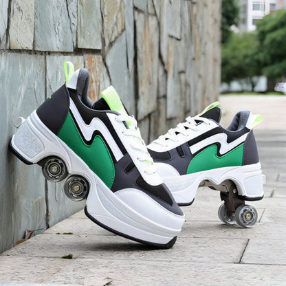Дышащие дети Heelys одинокие и двойные роликовые коньки