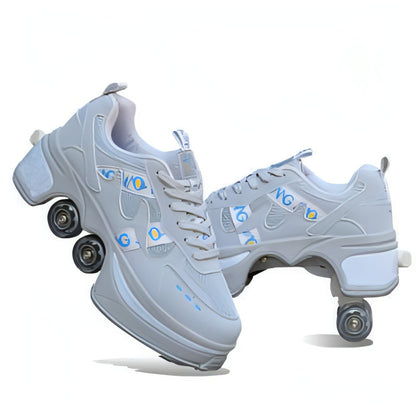 Дышащие дети Heelys одинокие и двойные роликовые коньки