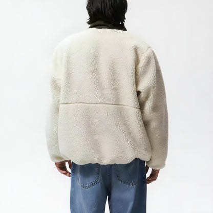 Herren Herbst und Winter Nähte Fleece Jacke Mantel