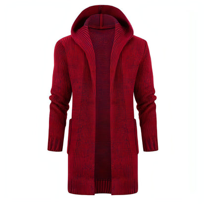 Men's Sweater European And American Style Mid-length Cardigan
