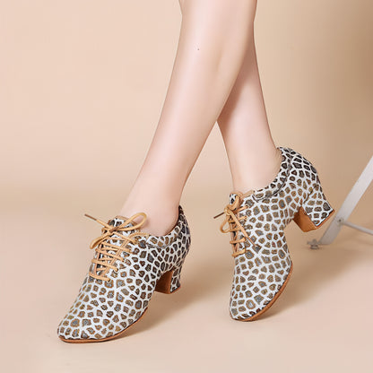 Latin Dance Mid-high Heel Dance Shoe