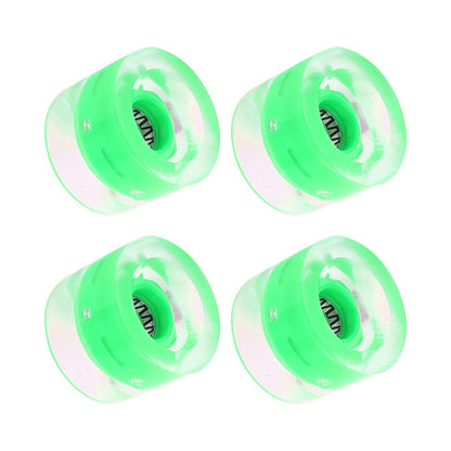 Wheel 78A 60x45mm HighElastic Skateboard Flash Wheel PU Filling for Longboard Cruiser Board(Green )
