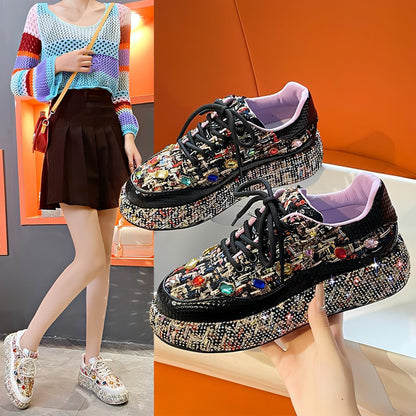 Board Shoes Thick Sole Low-cut Fashion Sports Women