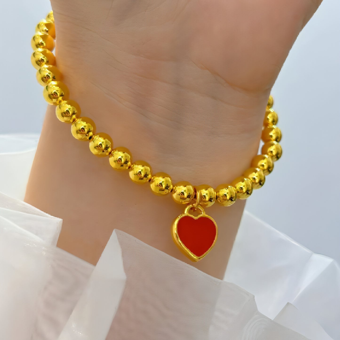 Modisches Armband aus reinem Gold für Damen