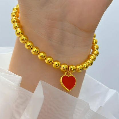 Modisches Armband aus reinem Gold für Damen
