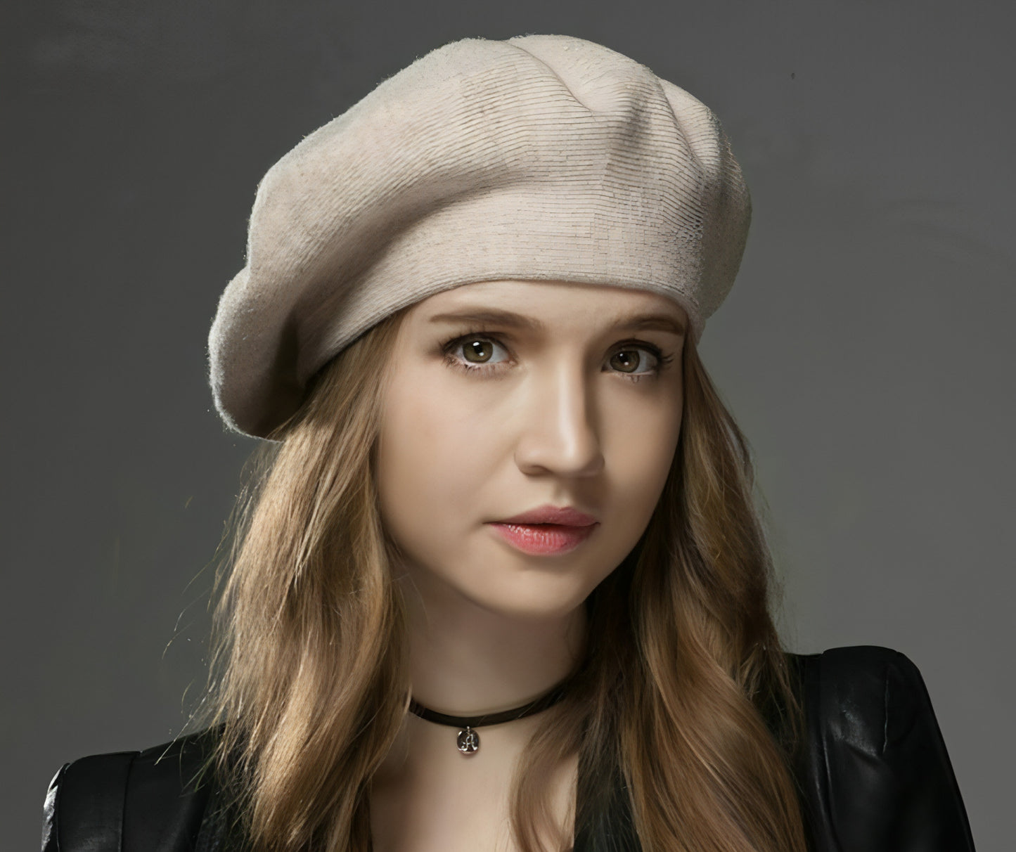 Wool warm beret hat cap