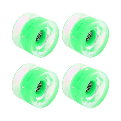 Wheel 78A 60x45mm HighElastic Skateboard Flash Wheel PU Filling for Longboard Cruiser Board(Green )