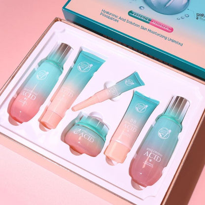 HydraGlow Skincare Set – With Hyaluronic Acid