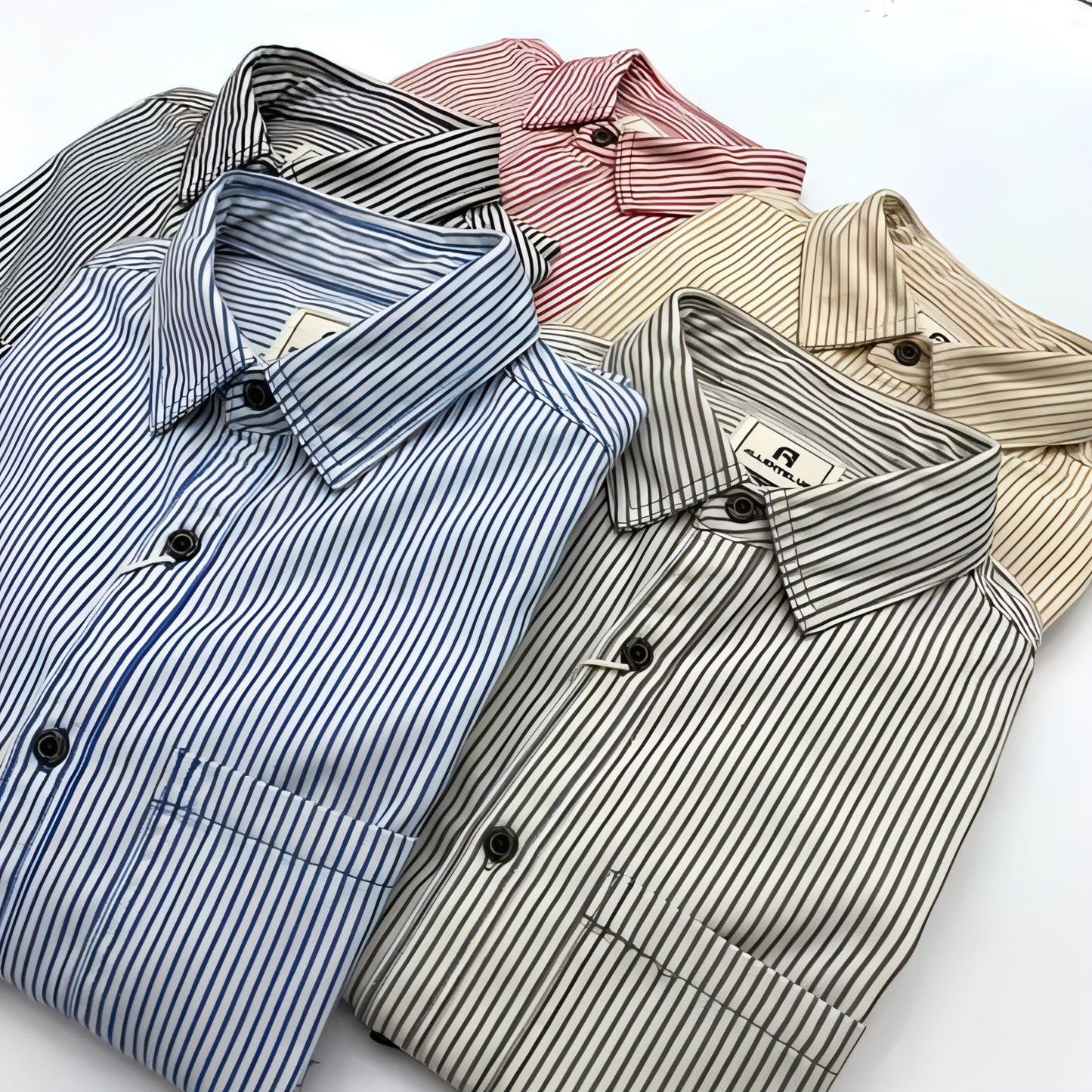Letter Long Sleeve Loose Boys Summer Trendy All-match Casual DressShirt