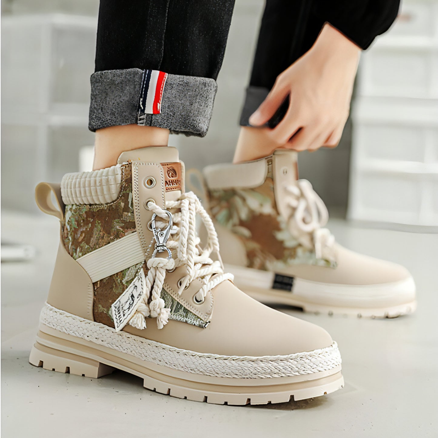 Autumn And Winter High-top Designer Comfy Shoes Men