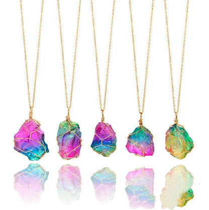Rainbow Crystal Pendant “Seven Soul Stone” – Wearable Energy.