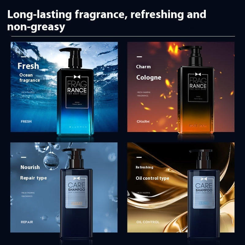 NOX | Parfum-Infused Shower Gel for Men – Niche Grooming Edition (500ml Set)