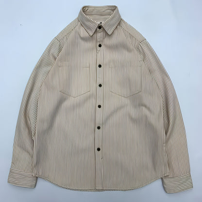 Letter Long Sleeve Loose Boys Summer Trendy All-match Casual DressShirt