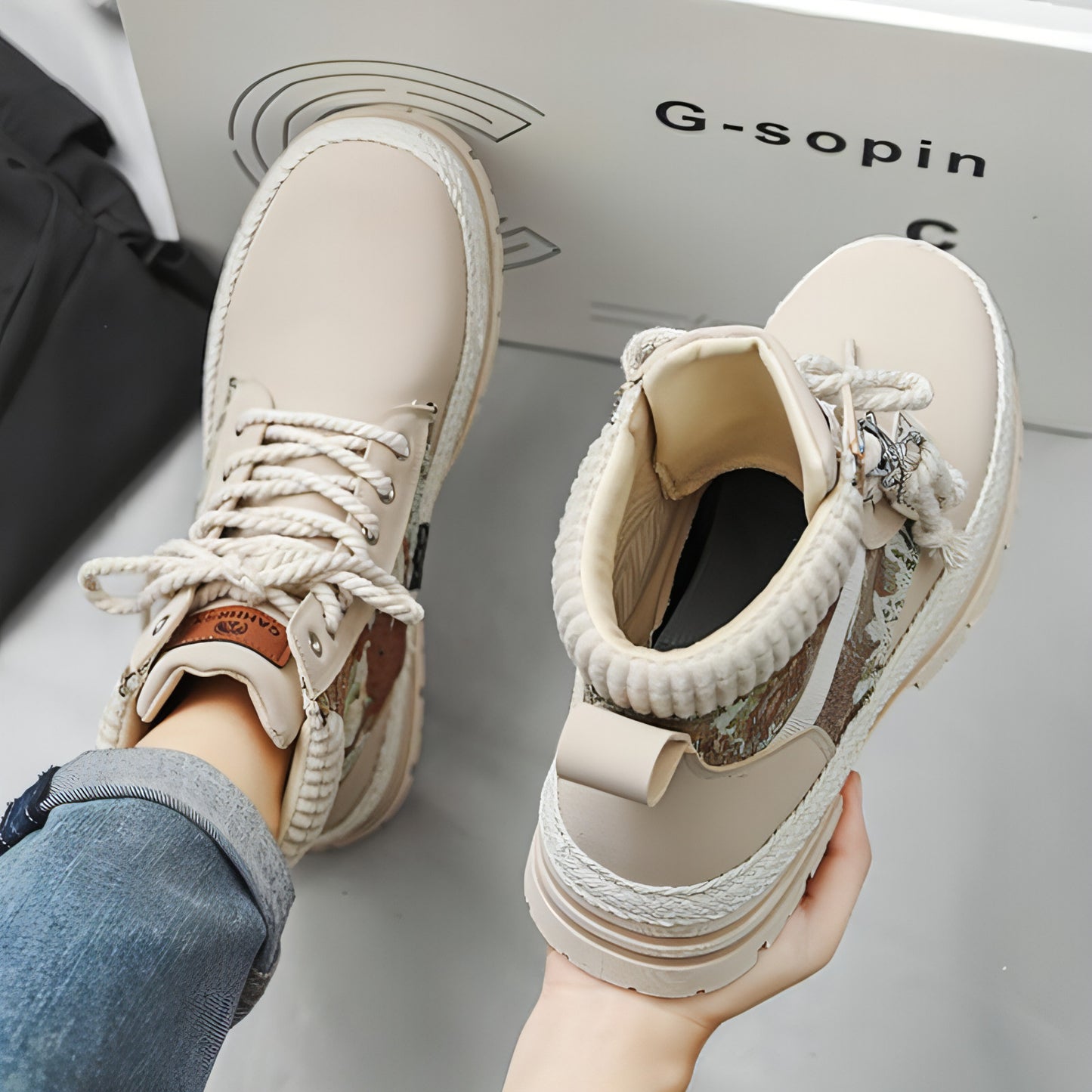 Autumn And Winter High-top Designer Comfy Shoes Men