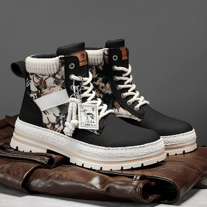 Autumn And Winter High-top Designer Comfy Shoes Men