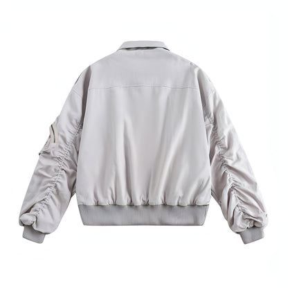 Lapel Baseball Uniform Jacket Men