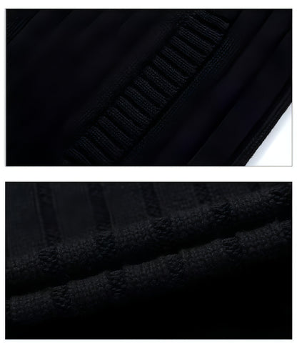 Reißverschluss-Oberbekleidung-Pullover-Mantel für Herren, mit Fleece gefüttert, verdickter Winter