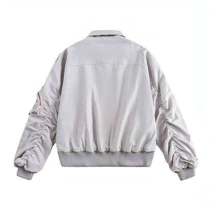 Lapel Baseball Uniform Jacket Men