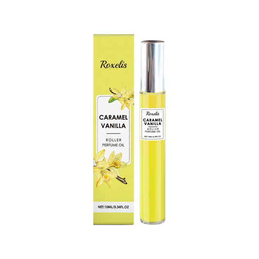 Roxelis Caramel Vanilla – Roll-On Perfume Oil (10ml)