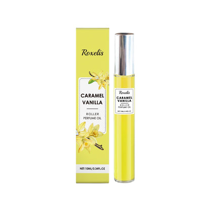 Roxelis Caramel Vanilla – Roll-On Perfume Oil (10ml)
