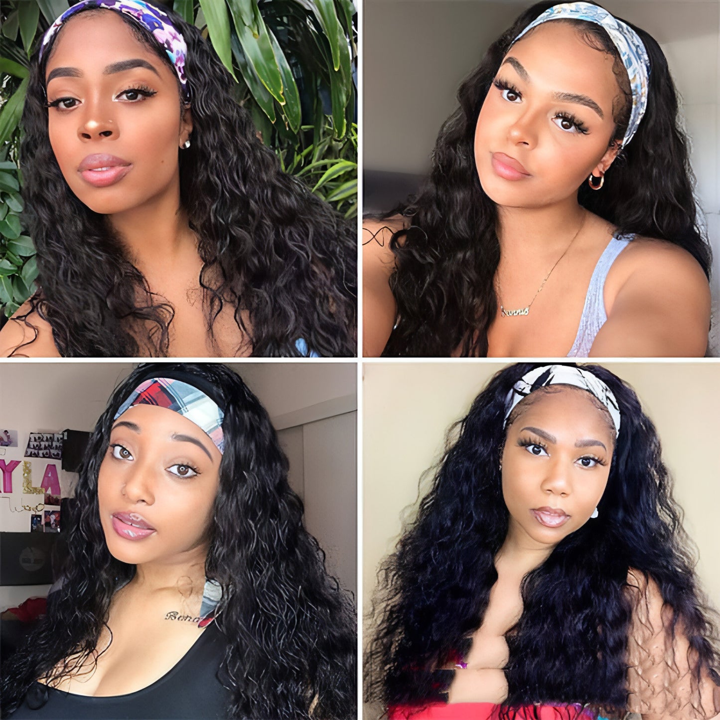 - LuxeFlow Hair Natural Color Full Real Hair Wig Cover