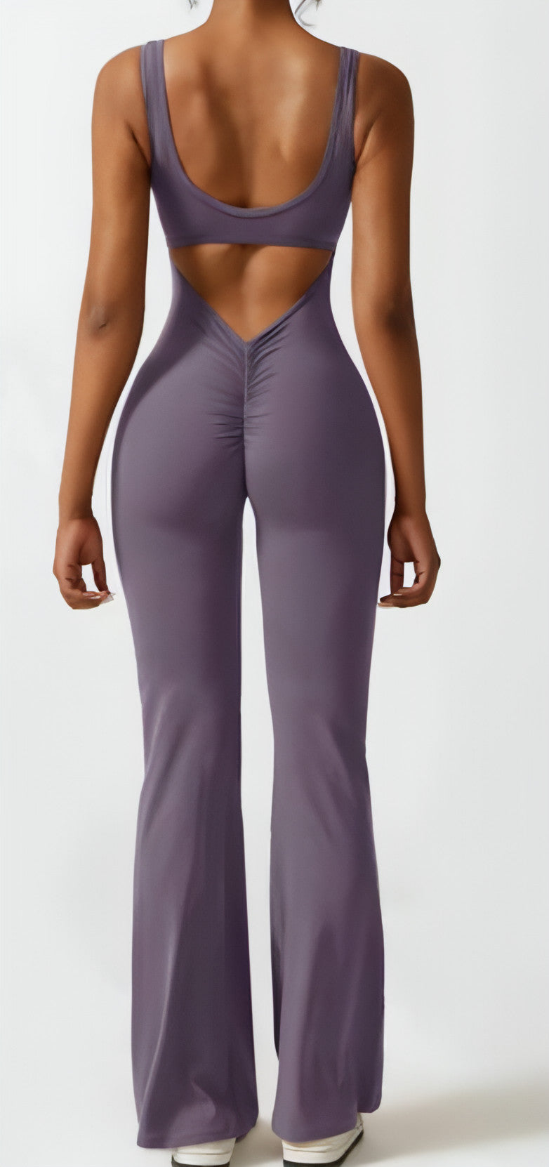 Tight Yoga Bodysuit Casual Hollow Seamless Women (Leggings)