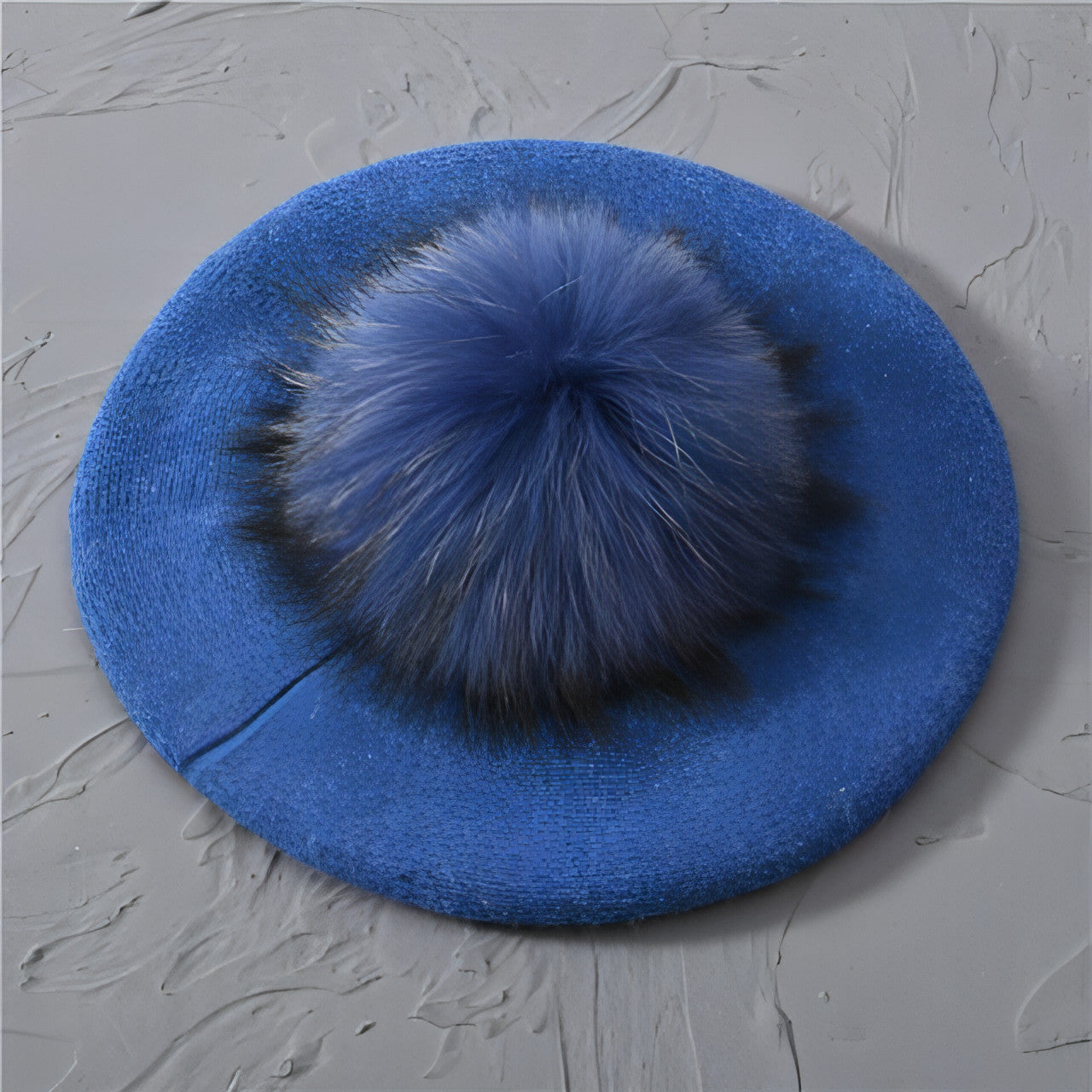 Autumn Winter Berets Hat Women Casual Knitted Wool Beret Wit