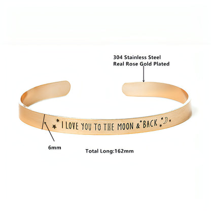 Size Adjustable Jewelry Lettering I Love You Bracelet