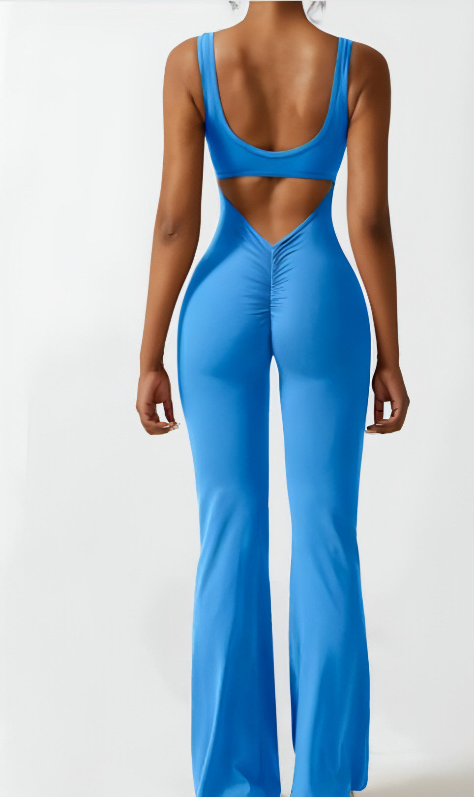 Tight Yoga Bodysuit Casual Hollow Seamless Women (Leggings)